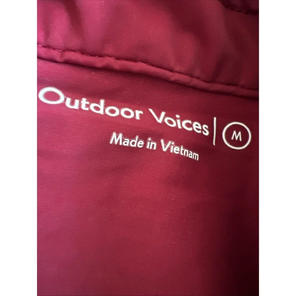 Outdoor Voices Skort Womens Medium Burgundy Activewear Golf Tennis Athleisure - Picture 4 of 7